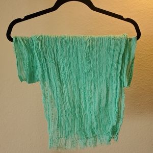 Seafoam Green Scarf